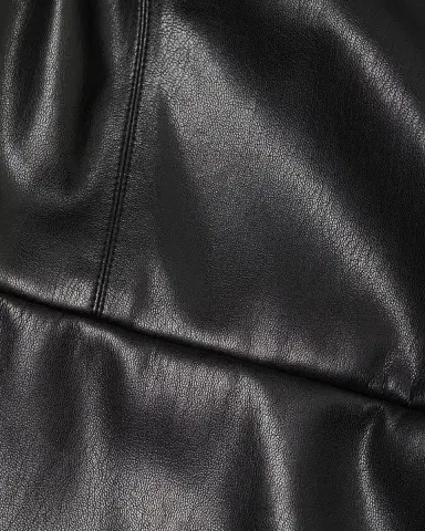 Alice + Olivia Delora Vegan Leather Mock-Neck Midi Dress | Thumbnail 5 Alice + Olivia Delora Vegan Leather Mock-Neck Midi Dress | Thumbnail 5