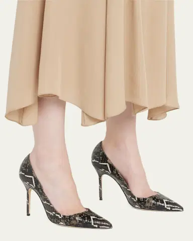Manolo Blahnik BB 105mm Snakeskin Stiletto Pumps | Thumbnail 2 Manolo Blahnik BB 105mm Snakeskin Stiletto Pumps | Thumbnail 2