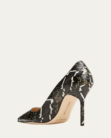 Manolo Blahnik BB 105mm Snakeskin Stiletto Pumps | Thumbnail 4 Manolo Blahnik BB 105mm Snakeskin Stiletto Pumps | Thumbnail 4