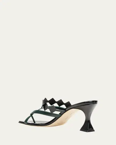 Manolo Blahnik Sulfahi Crisscross Mule Sandals | Thumbnail 4 Manolo Blahnik Sulfahi Crisscross Mule Sandals | Thumbnail 4
