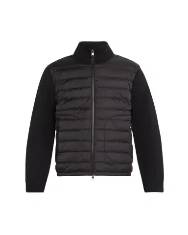 Moncler Men's Wool Down Zip Cardigan | Thumbnail 1 Moncler Men's Wool Down Zip Cardigan | Thumbnail 1