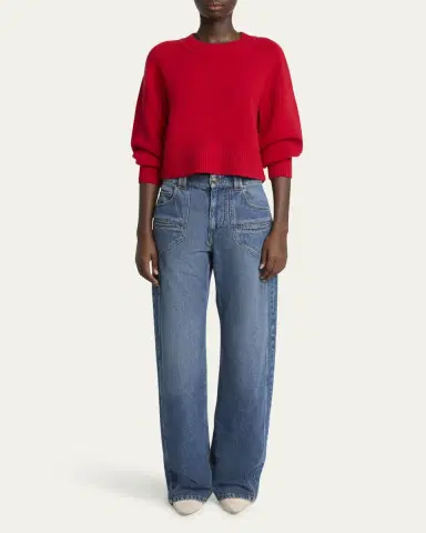 Isabel Marant Leandra Wool Cashmere Sweater | Thumbnail 2 Isabel Marant Leandra Wool Cashmere Sweater | Thumbnail 2