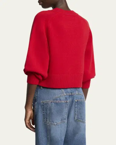 Isabel Marant Leandra Wool Cashmere Sweater | Thumbnail 3 Isabel Marant Leandra Wool Cashmere Sweater | Thumbnail 3