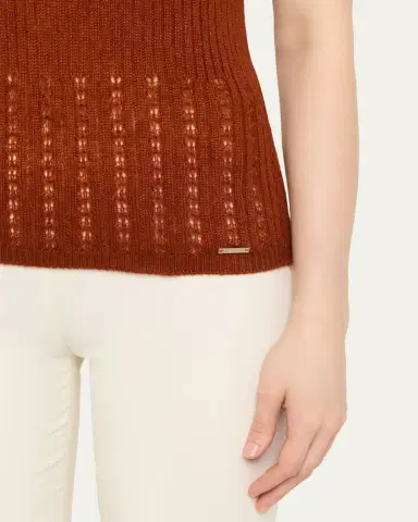 Kiton Cashmere-Silk Short-Sleeve Sweater | Thumbnail 5 Kiton Cashmere-Silk Short-Sleeve Sweater | Thumbnail 5