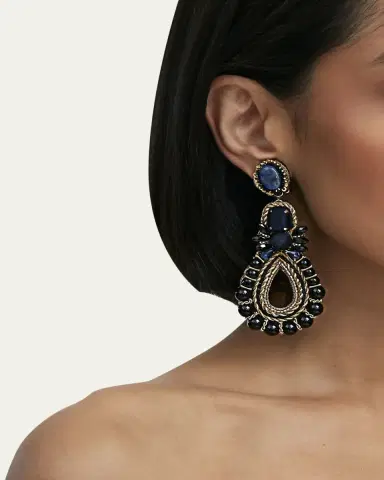 Ranjana Khan The Dalia Statement Earrings | Thumbnail 2 Ranjana Khan The Dalia Statement Earrings | Thumbnail 2