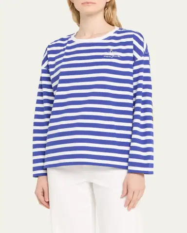 Marc Jacobs Daisy Striped Long-Sleeve T-Shirt | Thumbnail 4 Marc Jacobs Daisy Striped Long-Sleeve T-Shirt | Thumbnail 4