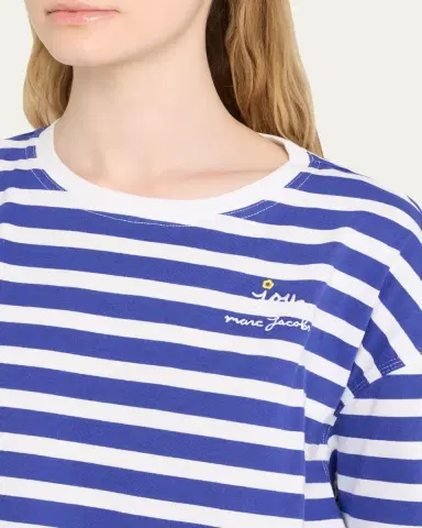 Marc Jacobs Daisy Striped Long-Sleeve T-Shirt | Thumbnail 5 Marc Jacobs Daisy Striped Long-Sleeve T-Shirt | Thumbnail 5