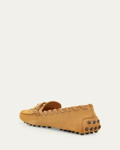 Tod's Gommino Whipstitch Suede Driver Loafers | Thumbnail 4 Tod's Gommino Whipstitch Suede Driver Loafers | Thumbnail 4