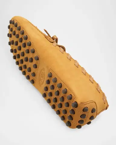 Tod's Gommino Whipstitch Suede Driver Loafers | Thumbnail 9 Tod's Gommino Whipstitch Suede Driver Loafers | Thumbnail 9