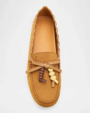 Tod's Gommino Whipstitch Suede Driver Loafers | Thumbnail 10 Tod's Gommino Whipstitch Suede Driver Loafers | Thumbnail 10