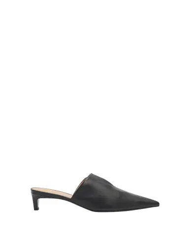 Tod's 40mm Nappa Leather Kitten-Heel Mules | Thumbnail 1 Tod's 40mm Nappa Leather Kitten-Heel Mules | Thumbnail 1