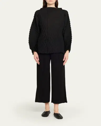 Issey Miyake Wave Pleats Oversized Top | Thumbnail 2 Issey Miyake Wave Pleats Oversized Top | Thumbnail 2