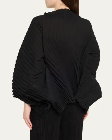 Issey Miyake Wave Pleats Oversized Top | Thumbnail 3 Issey Miyake Wave Pleats Oversized Top | Thumbnail 3
