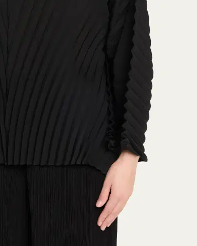 Issey Miyake Wave Pleats Oversized Top | Thumbnail 5 Issey Miyake Wave Pleats Oversized Top | Thumbnail 5