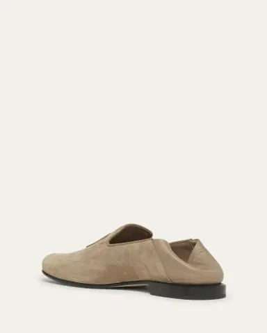 Givenchy Men's Label Suede Foldable Loafers | Thumbnail 4 Givenchy Men's Label Suede Foldable Loafers | Thumbnail 4