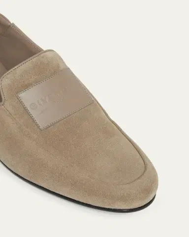 Givenchy Men's Label Suede Foldable Loafers | Thumbnail 5 Givenchy Men's Label Suede Foldable Loafers | Thumbnail 5