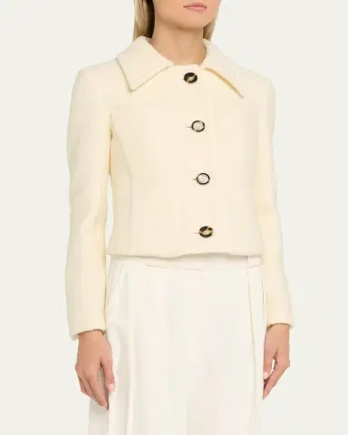 Proenza Schouler Kinsley Wool-Blend Jacket | Thumbnail 4 Proenza Schouler Kinsley Wool-Blend Jacket | Thumbnail 4