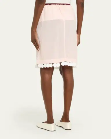 Plan C Dot Sequined Knee-Length Slip Skirt | Thumbnail 3 Plan C Dot Sequined Knee-Length Slip Skirt | Thumbnail 3