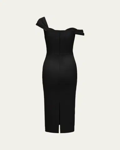 Alex Perry Off-Shoulder Sweetheart Midi Dress | Thumbnail 2 Alex Perry Off-Shoulder Sweetheart Midi Dress | Thumbnail 2