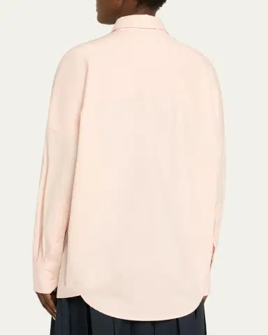 Plan C Oversized Cotton Button-Down Shirt | Thumbnail 3 Plan C Oversized Cotton Button-Down Shirt | Thumbnail 3