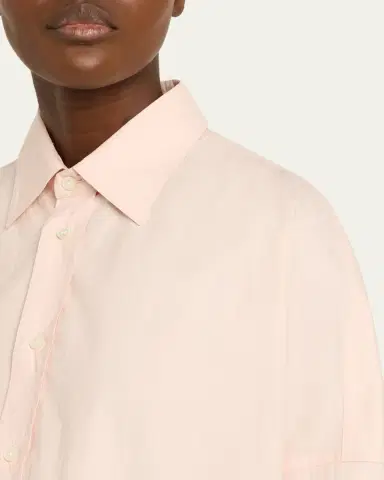 Plan C Oversized Cotton Button-Down Shirt | Thumbnail 5 Plan C Oversized Cotton Button-Down Shirt | Thumbnail 5
