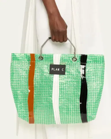 Plan C Medium Woven Shopping Tote Bag | Thumbnail 2 Plan C Medium Woven Shopping Tote Bag | Thumbnail 2