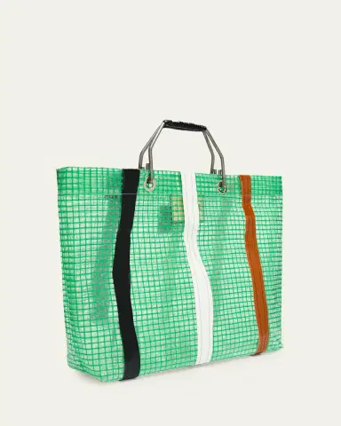 Plan C Medium Woven Shopping Tote Bag | Thumbnail 3 Plan C Medium Woven Shopping Tote Bag | Thumbnail 3