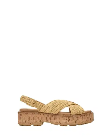 Prada Evolve Crochet and Leather Sandals | Thumbnail 1 Prada Evolve Crochet and Leather Sandals | Thumbnail 1