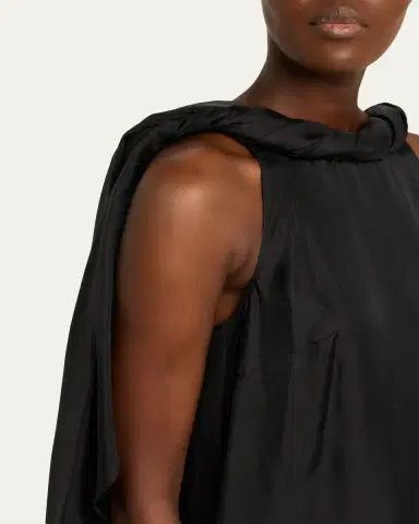 Loulou de Saison Susan Twisted Satin Dress | Thumbnail 6 Loulou de Saison Susan Twisted Satin Dress | Thumbnail 6
