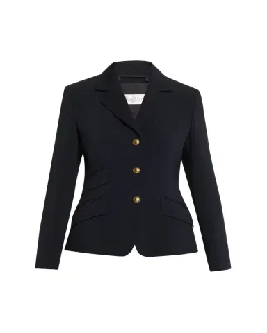 Max Mara Single-Breasted Stretch Wool Jacket | Thumbnail 1 Max Mara Single-Breasted Stretch Wool Jacket | Thumbnail 1
