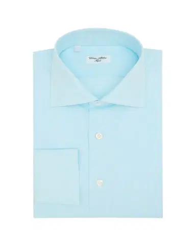 Cesare Attolini Men's Slubbed Check Cotton Dress Shirt | Thumbnail 1 Cesare Attolini Men's Slubbed Check Cotton Dress Shirt | Thumbnail 1