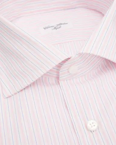 Cesare Attolini Men's Grid-Check Cotton Dress Shirt | Thumbnail 7 Cesare Attolini Men's Grid-Check Cotton Dress Shirt | Thumbnail 7