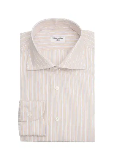Cesare Attolini Men's Multi-Stripe Cotton Dress Shirt | Thumbnail 1 Cesare Attolini Men's Multi-Stripe Cotton Dress Shirt | Thumbnail 1
