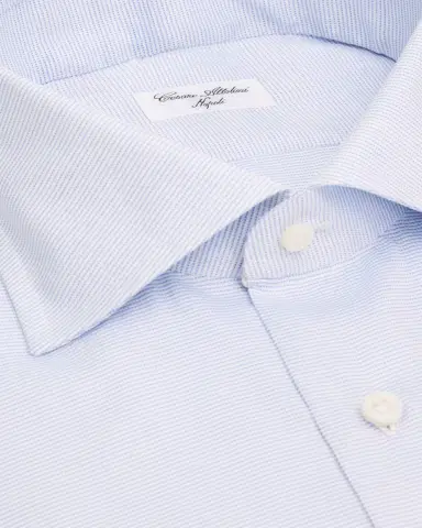 Cesare Attolini Men's Micro-Dot Cotton Dress Shirt | Thumbnail 2 Cesare Attolini Men's Micro-Dot Cotton Dress Shirt | Thumbnail 2