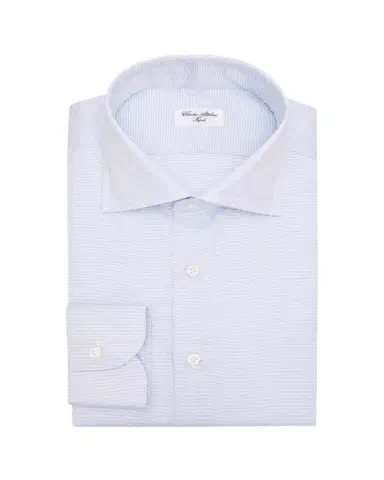 Cesare Attolini Men's Micro-Dot Cotton Dress Shirt | Thumbnail 1 Cesare Attolini Men's Micro-Dot Cotton Dress Shirt | Thumbnail 1