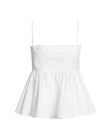 Jacquemus Sharktooth Trim Peplum-Hem Top | Thumbnail 1 Jacquemus Sharktooth Trim Peplum-Hem Top | Thumbnail 1