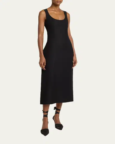 Jacquemus Scoop-Neck Linen Midi Dress | Thumbnail 19 Jacquemus Scoop-Neck Linen Midi Dress | Thumbnail 19