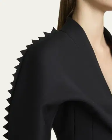Jacquemus Tailored Shark Tooth-Trim Blazer | Thumbnail 5 Jacquemus Tailored Shark Tooth-Trim Blazer | Thumbnail 5