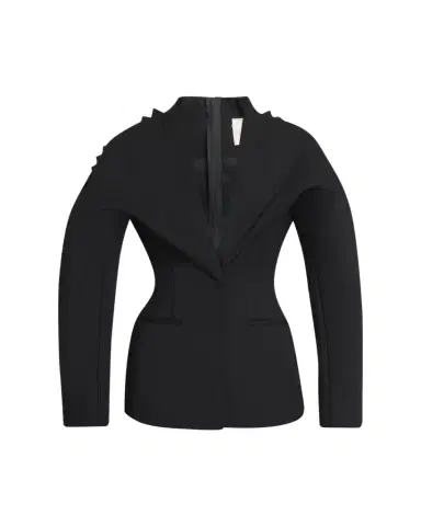 Jacquemus Tailored Shark Tooth-Trim Blazer | Thumbnail 1 Jacquemus Tailored Shark Tooth-Trim Blazer | Thumbnail 1