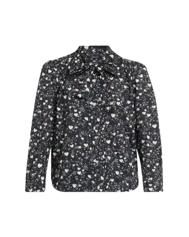 R13 Long-Sleeve Tie-Neck Cotton Shirt | Thumbnail 1 R13 Long-Sleeve Tie-Neck Cotton Shirt | Thumbnail 1