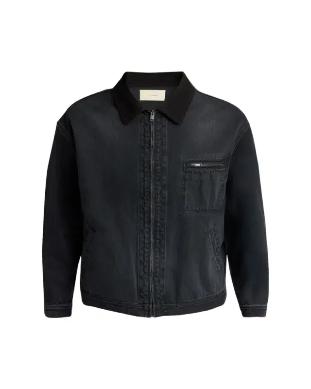 Men's Tarquin Zip-Front Denim Jacket Men's Tarquin Zip-Front Denim Jacket