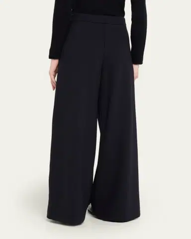 Max Mara Wide-Leg Pick Stitch Scuba Jersey Pants | Thumbnail 3 Max Mara Wide-Leg Pick Stitch Scuba Jersey Pants | Thumbnail 3