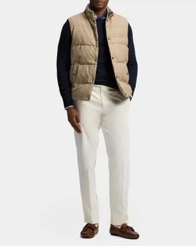 Ralph Lauren Purple Label Whitwell Plaid Wool Down Vest | Thumbnail 6 Ralph Lauren Purple Label Whitwell Plaid Wool Down Vest | Thumbnail 6