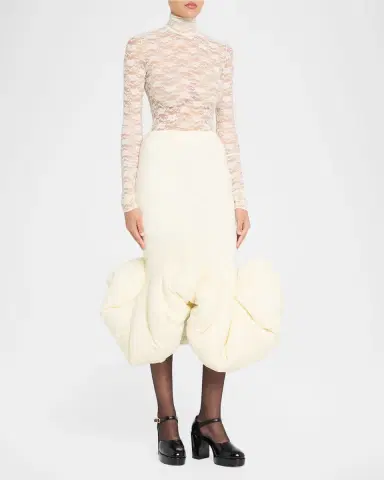 Marc Jacobs Runway Stretch Lace Long-Sleeve Midi Mermaid Dress | Thumbnail 8 Marc Jacobs Runway Stretch Lace Long-Sleeve Midi Mermaid Dress | Thumbnail 8