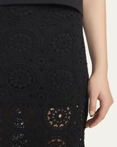 Frame The Crochet Midi Skirt | Thumbnail 5 Frame The Crochet Midi Skirt | Thumbnail 5