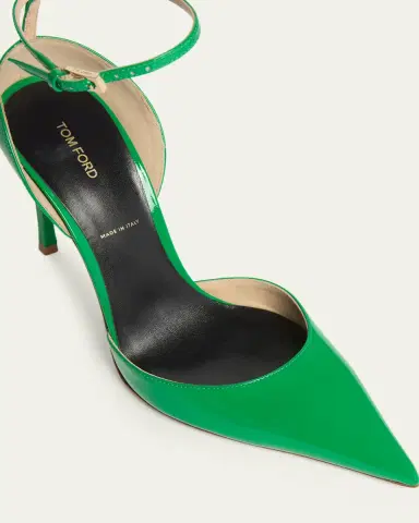 Tom Ford 105mm Patent Leather Ankle-Strap Pumps | Thumbnail 5 Tom Ford 105mm Patent Leather Ankle-Strap Pumps | Thumbnail 5