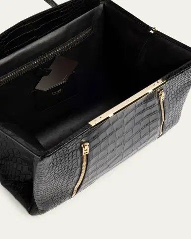 Tom Ford Patrick Croc-Embossed Leather Shoulder Bag | Thumbnail 4 Tom Ford Patrick Croc-Embossed Leather Shoulder Bag | Thumbnail 4