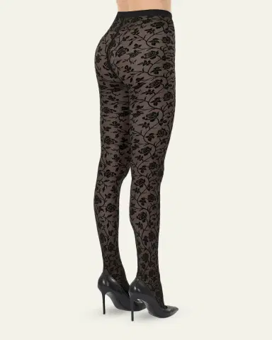 Wolford Rose Sheer & Opaque Tights | Thumbnail 3 Wolford Rose Sheer & Opaque Tights | Thumbnail 3