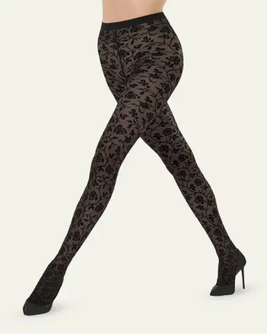 Wolford Rose Sheer & Opaque Tights | Thumbnail 4 Wolford Rose Sheer & Opaque Tights | Thumbnail 4