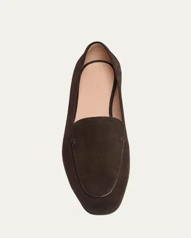 THE ROW Adam Suede Loafers | Thumbnail 2 THE ROW Adam Suede Loafers | Thumbnail 2